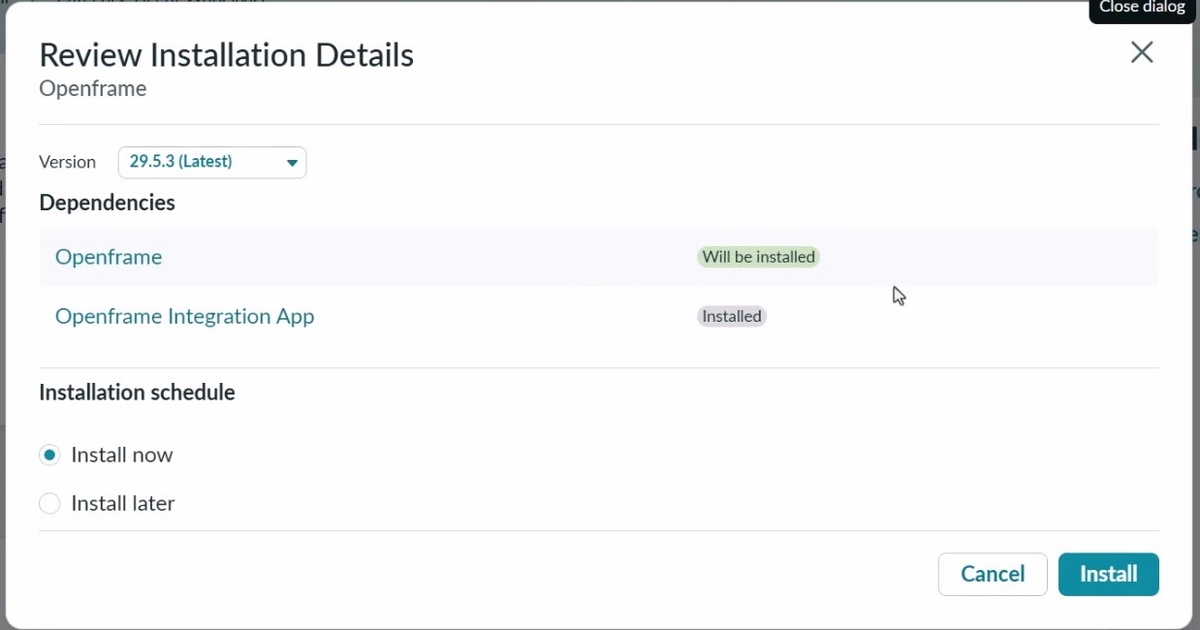 Part 1: Embed Dynamics 365 Contact Center in ServiceNow with OpenFrame