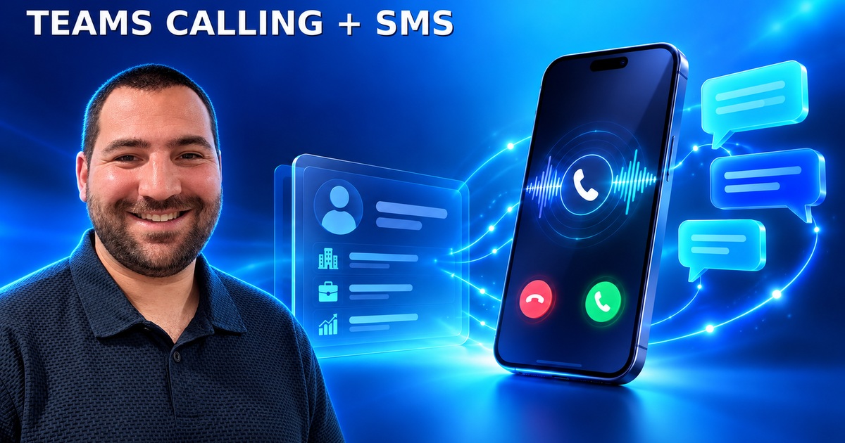 Using Teams Calling and SMS in Dynamics 365 Sales
