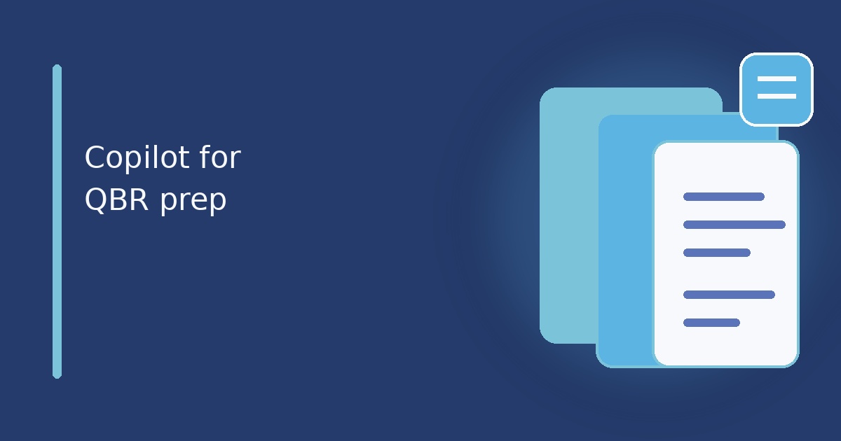 Using Microsoft 365 Copilot, Salesforce, and Work IQ to prepare for a QBR